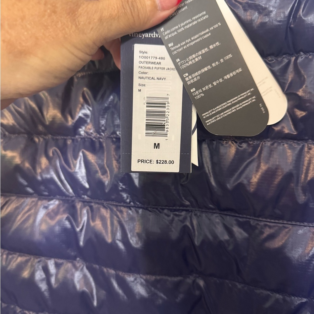 Vineyard Vines Men’s Puffer Jacket Med - Picture 4 of 4